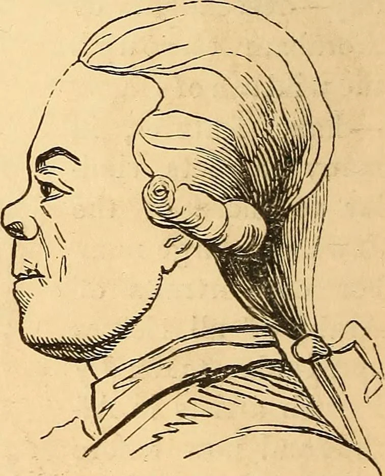An illustration from New physiognomy, 1867, leaf 203