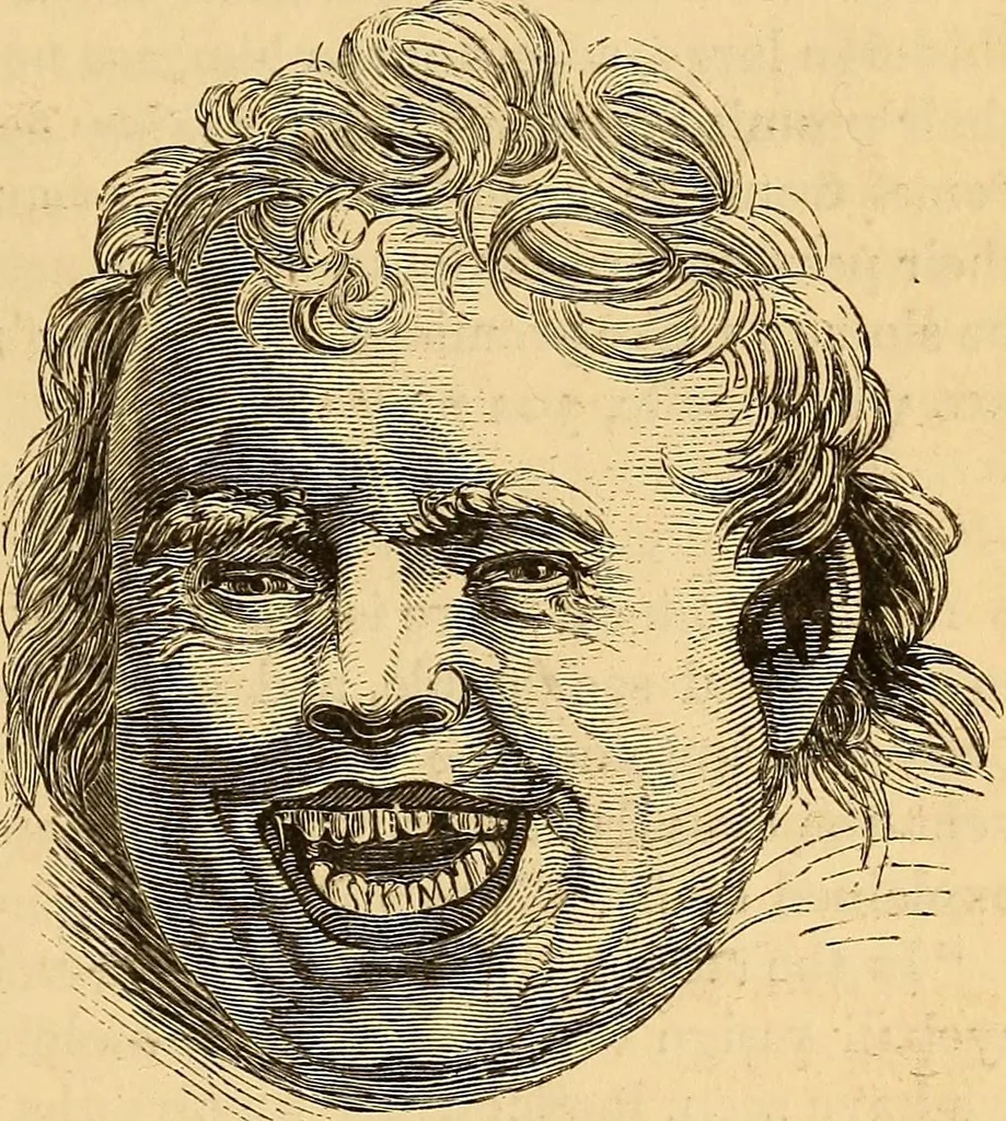 An illustration from New physiognomy, 1867, leaf 242