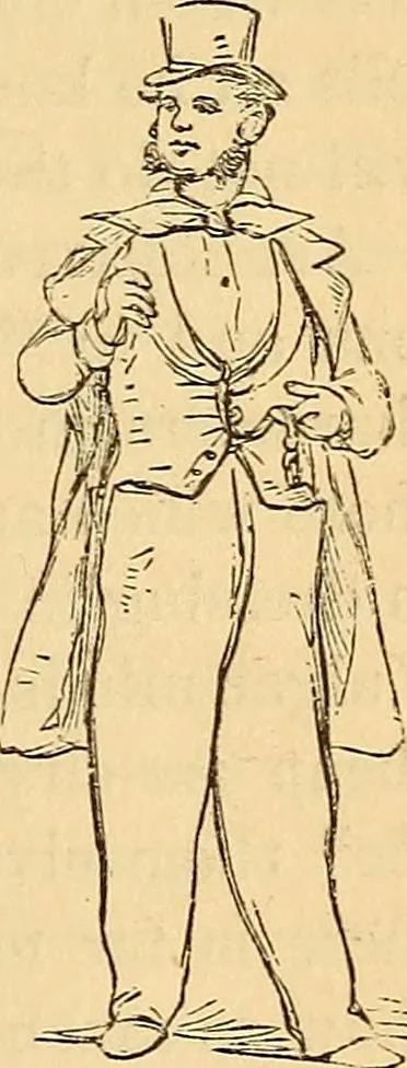 An illustration from New physiognomy, 1867, leaf 336