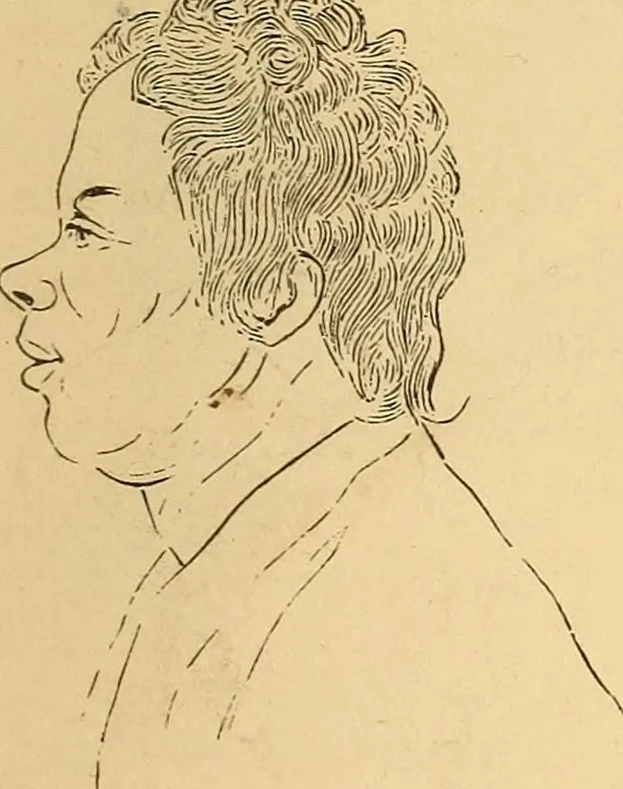 An illustration from New physiognomy, 1867, leaf 364