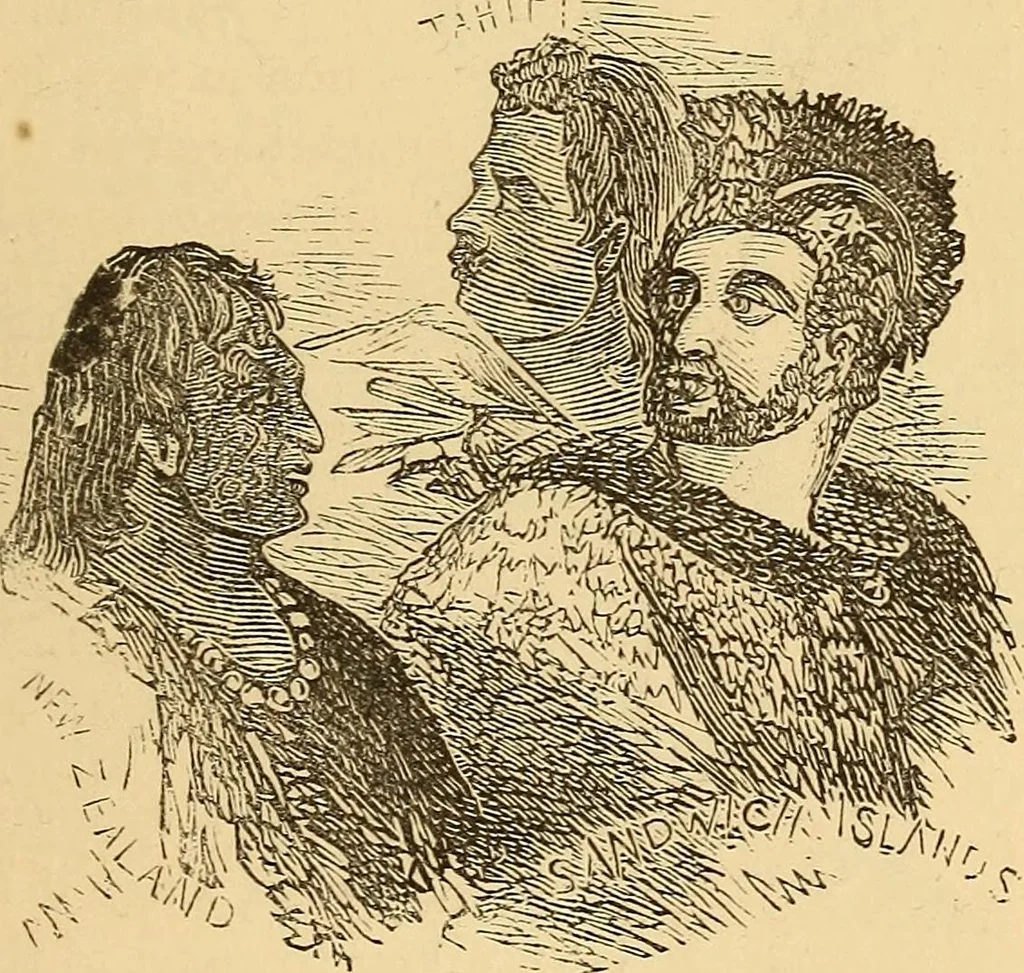 An illustration from New physiognomy, 1867, leaf 384