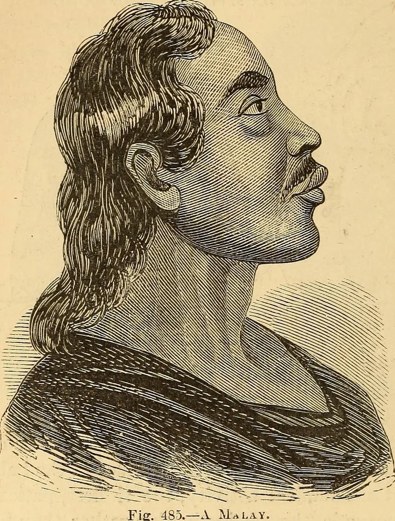 An illustration from New physiognomy, 1867, leaf 393