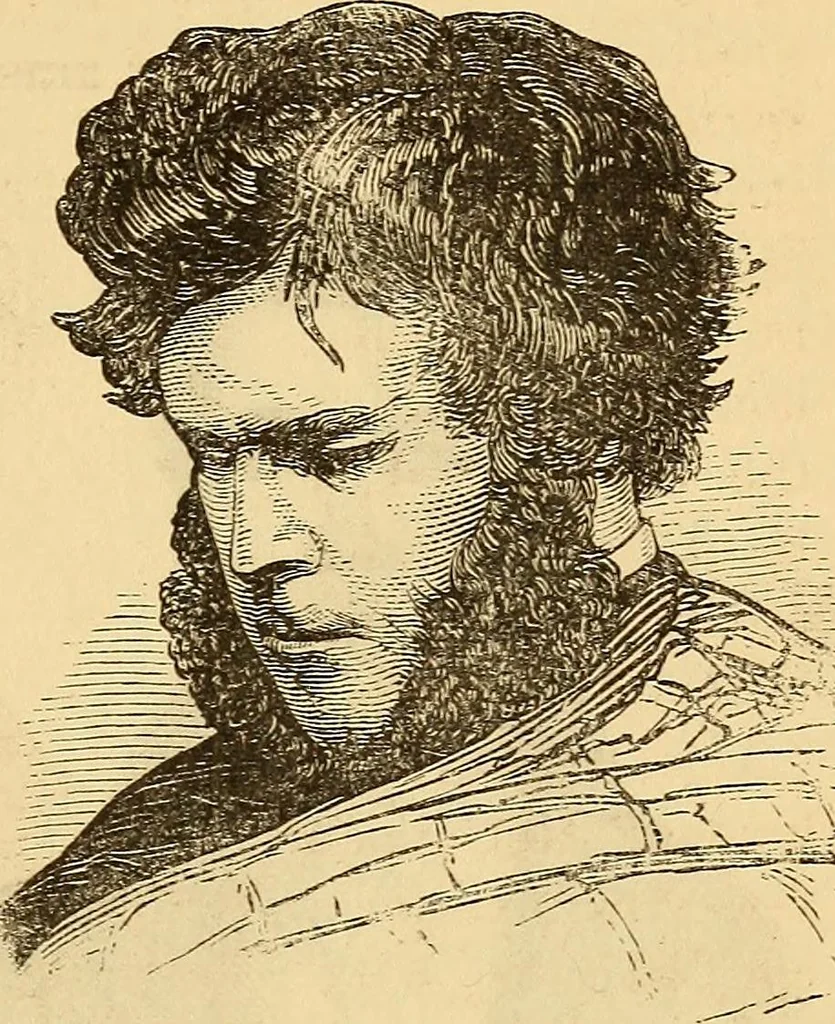An illustration from New physiognomy, 1867, leaf 424