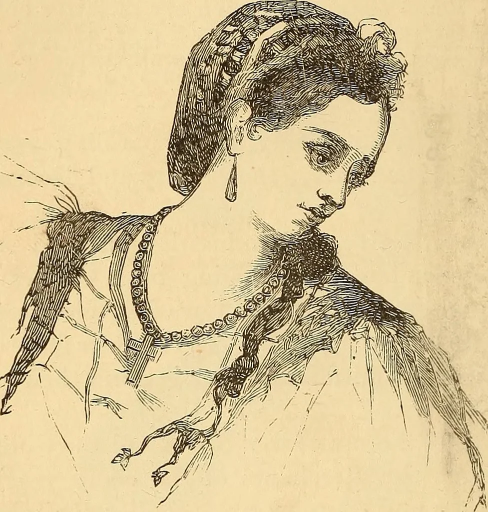 An illustration from New physiognomy, 1867, leaf 437