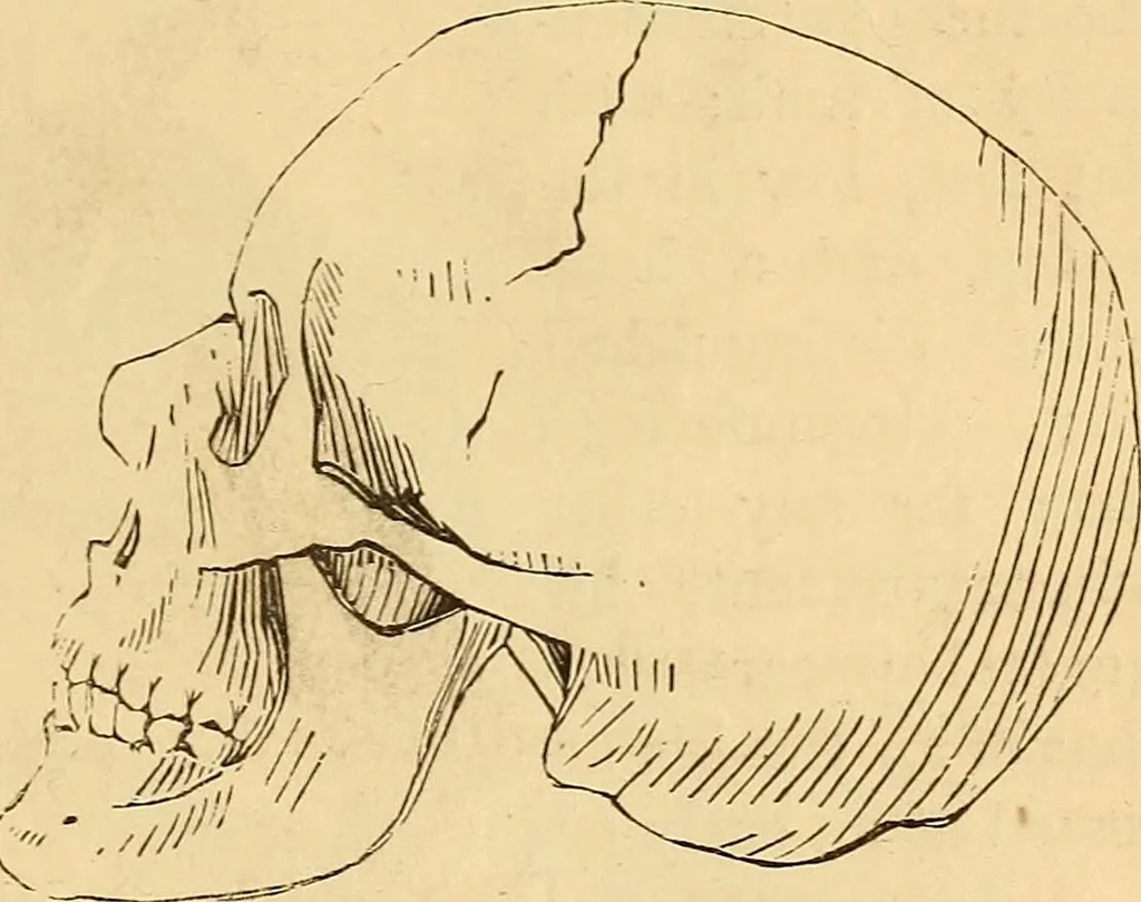 An illustration from New physiognomy, 1867, leaf 438