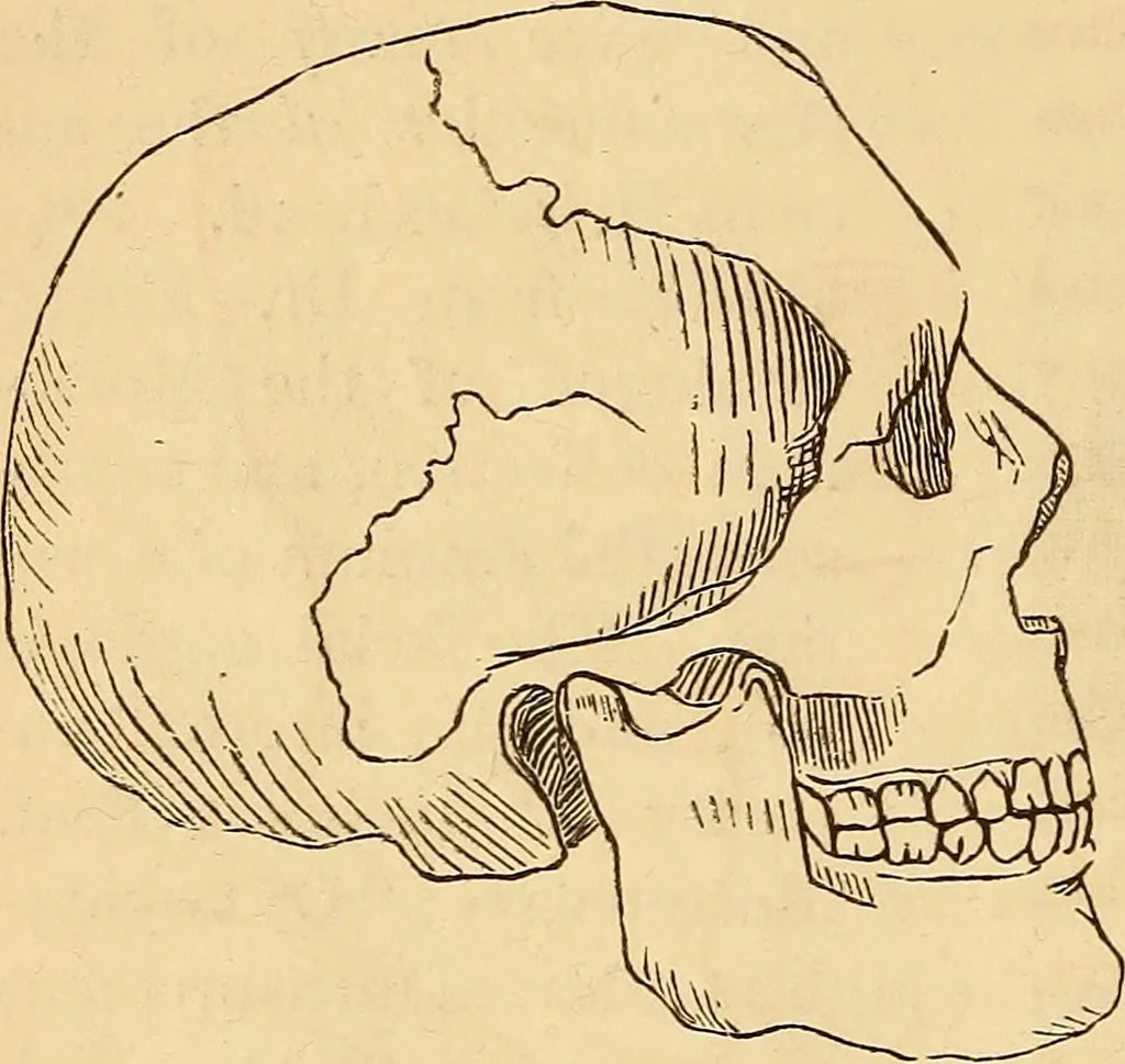 An illustration from New physiognomy, 1867, leaf 447