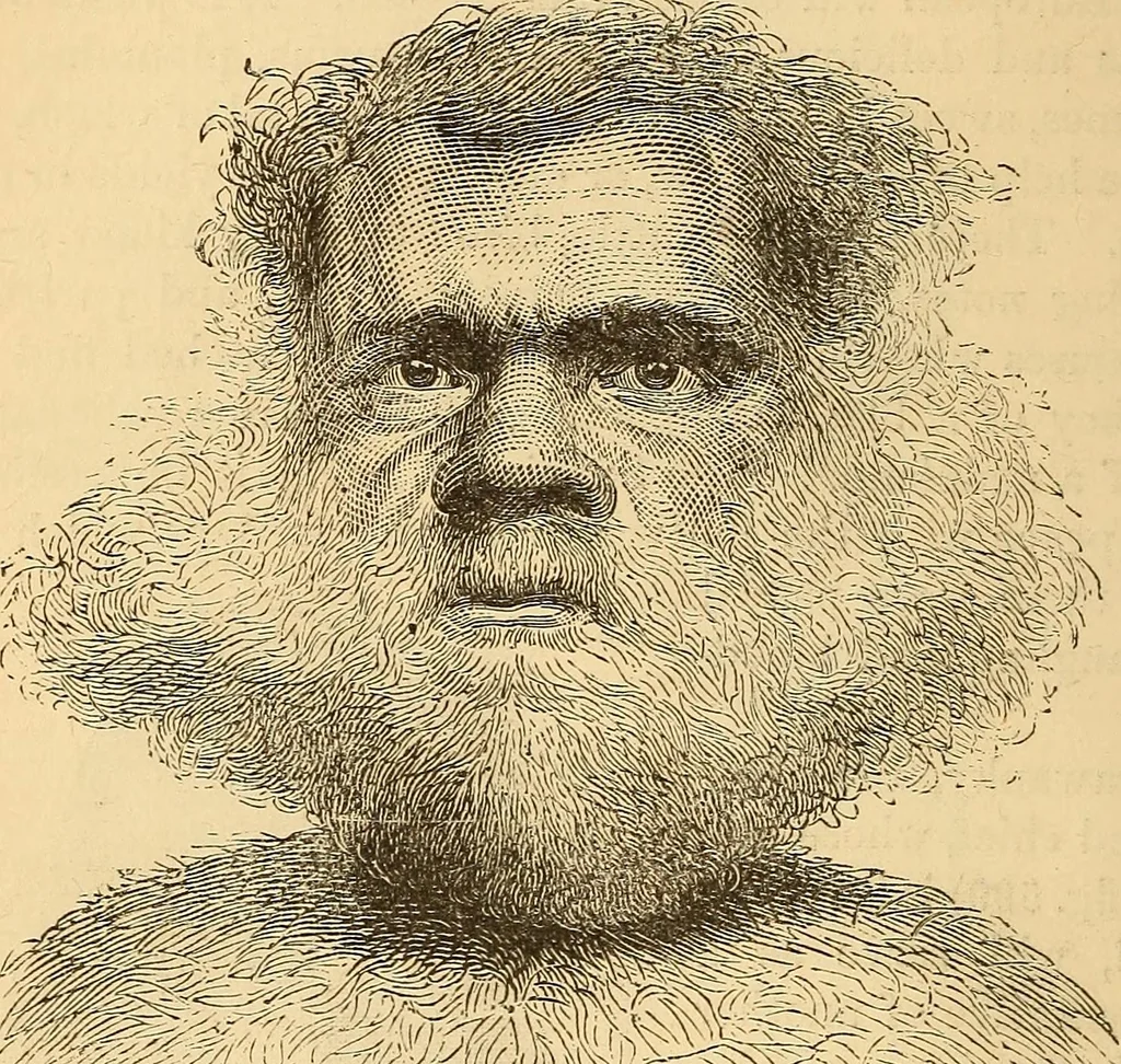 An illustration from New physiognomy, 1867, leaf 483