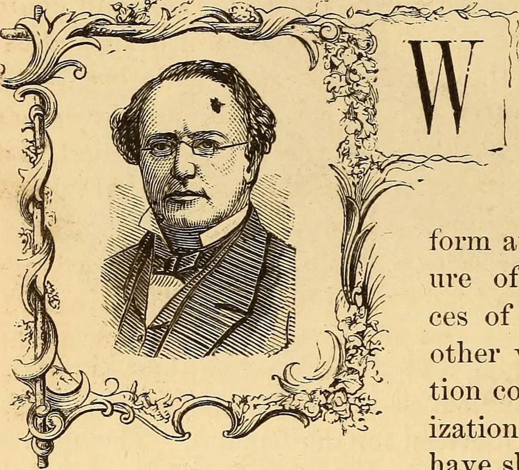 An illustration from New physiognomy, 1867, leaf 489