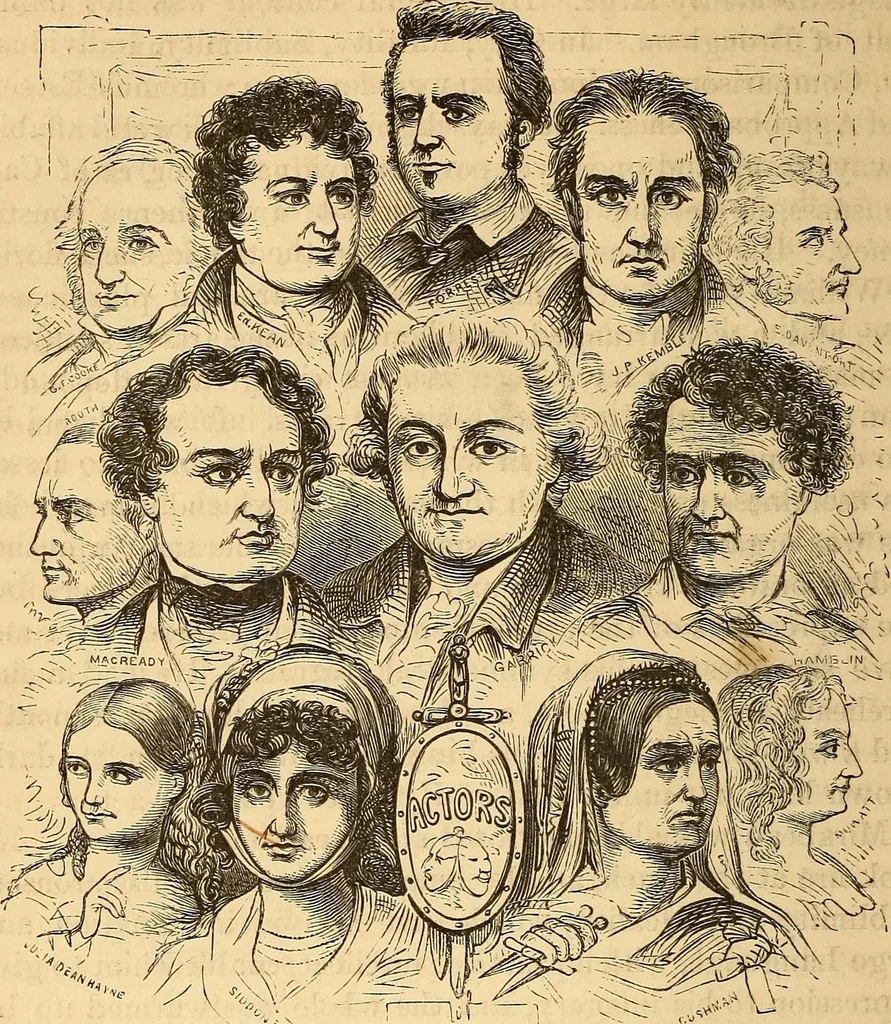 An illustration from New physiognomy, 1867, leaf 527