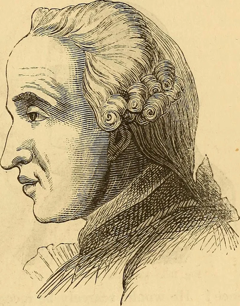 An illustration from New physiognomy, 1867, leaf 550