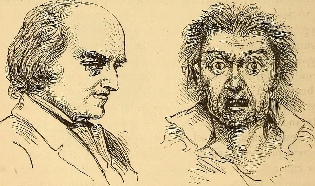 An illustration from New physiognomy, 1867, leaf 561