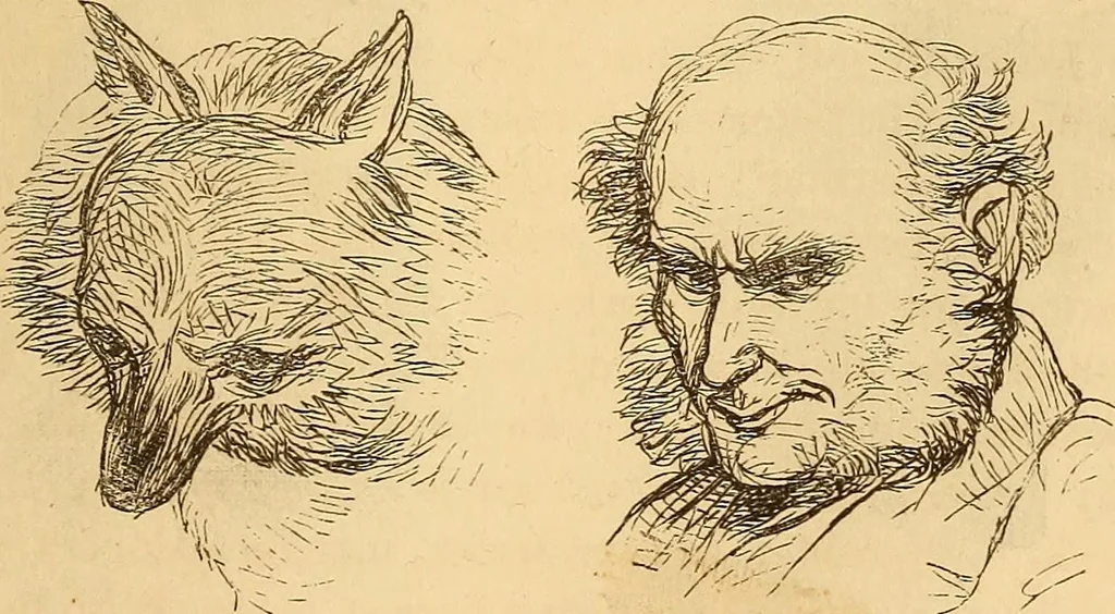 An illustration from New physiognomy, 1867, leaf 622