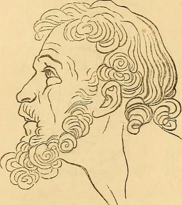 An illustration from New physiognomy, 1867, leaf 650