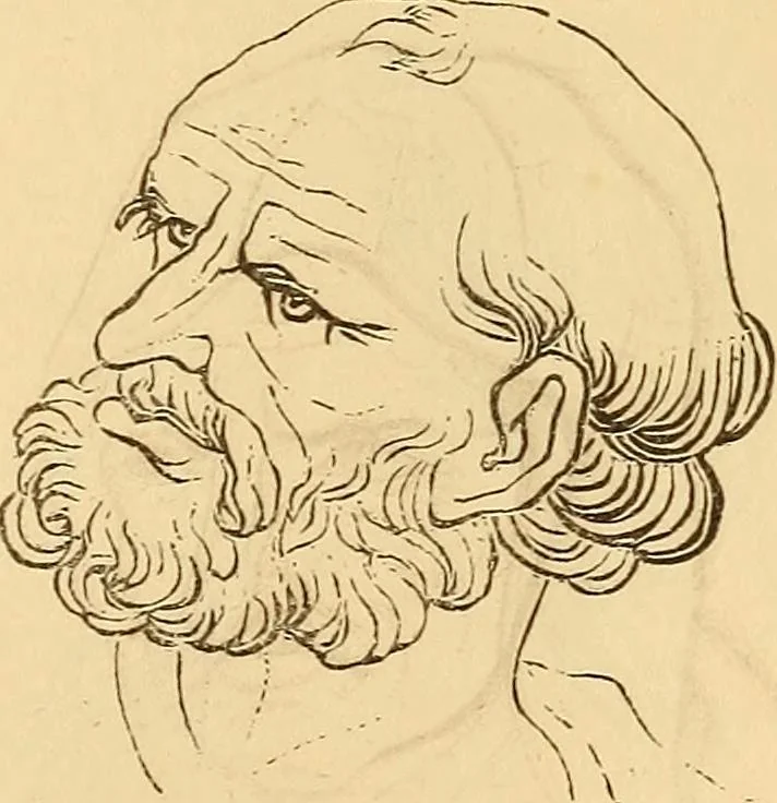 An illustration from New physiognomy, 1867, leaf 652
