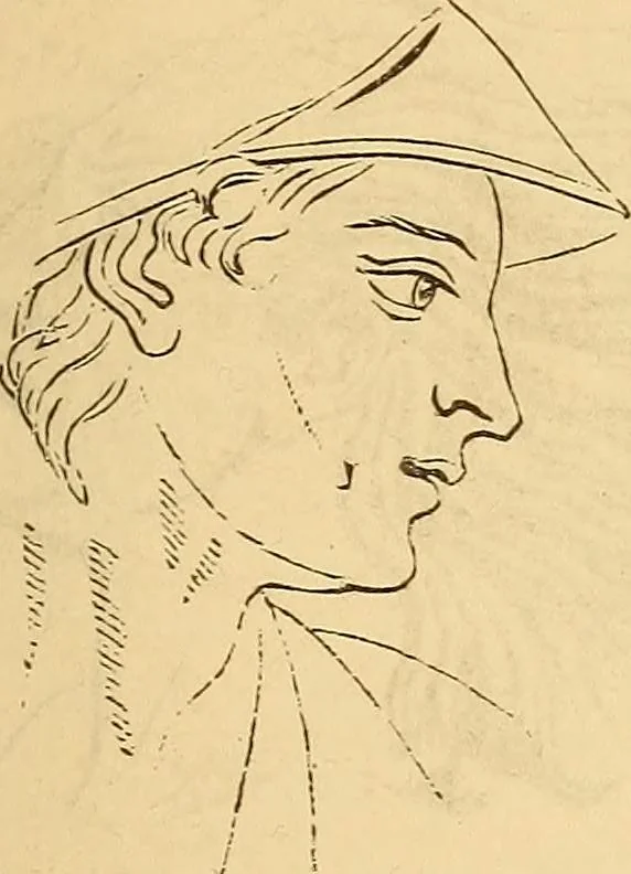 An illustration from New physiognomy, 1867, leaf 654