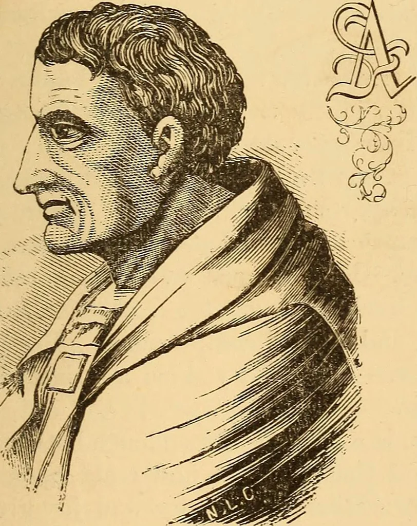 An illustration from New physiognomy, 1867, leaf 736