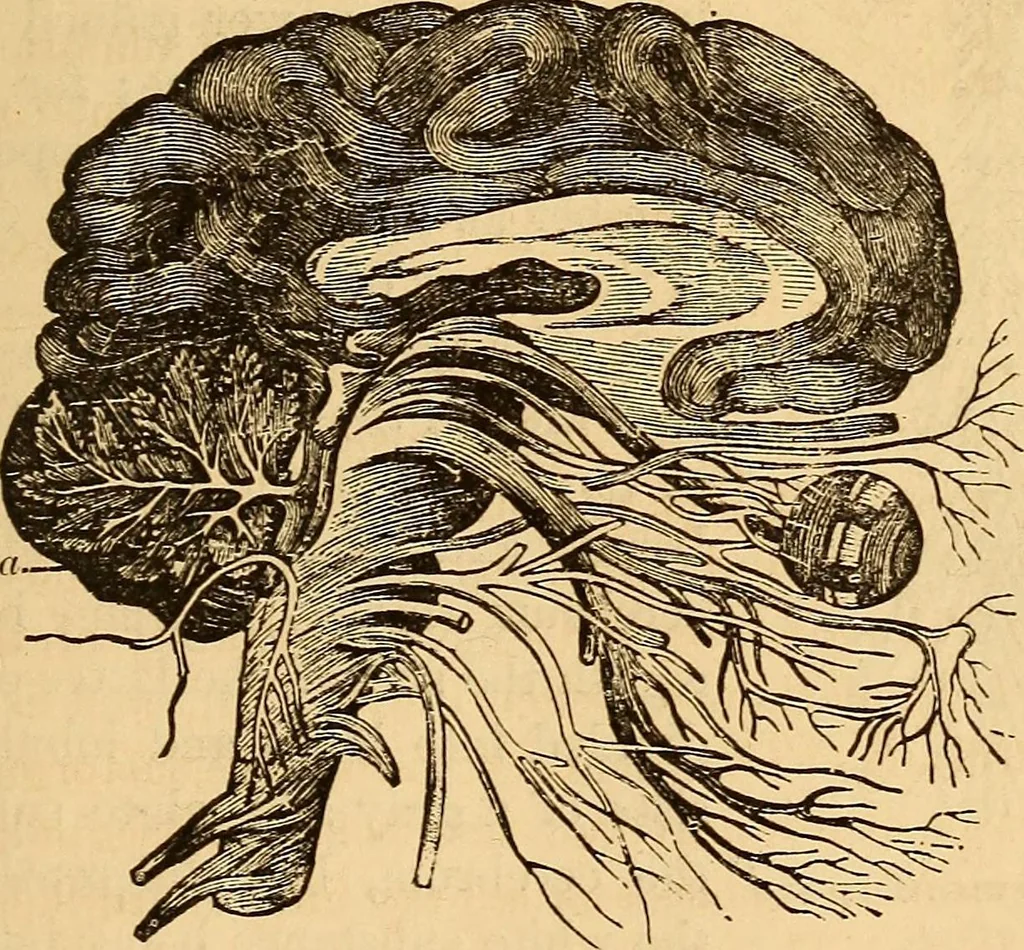 An illustration from New physiognomy, 1867, leaf 84