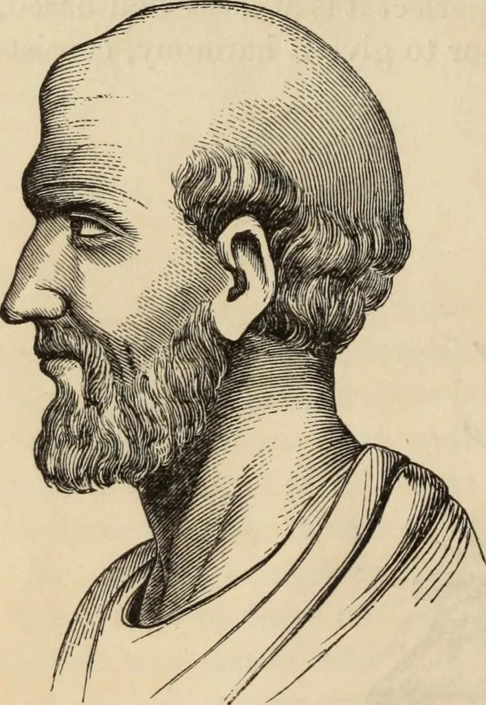 An illustration from New Physiognomy : or signs of character, as manifested through temperament and external forms, and especially in the "the human face divine.", 1889, leaf 101