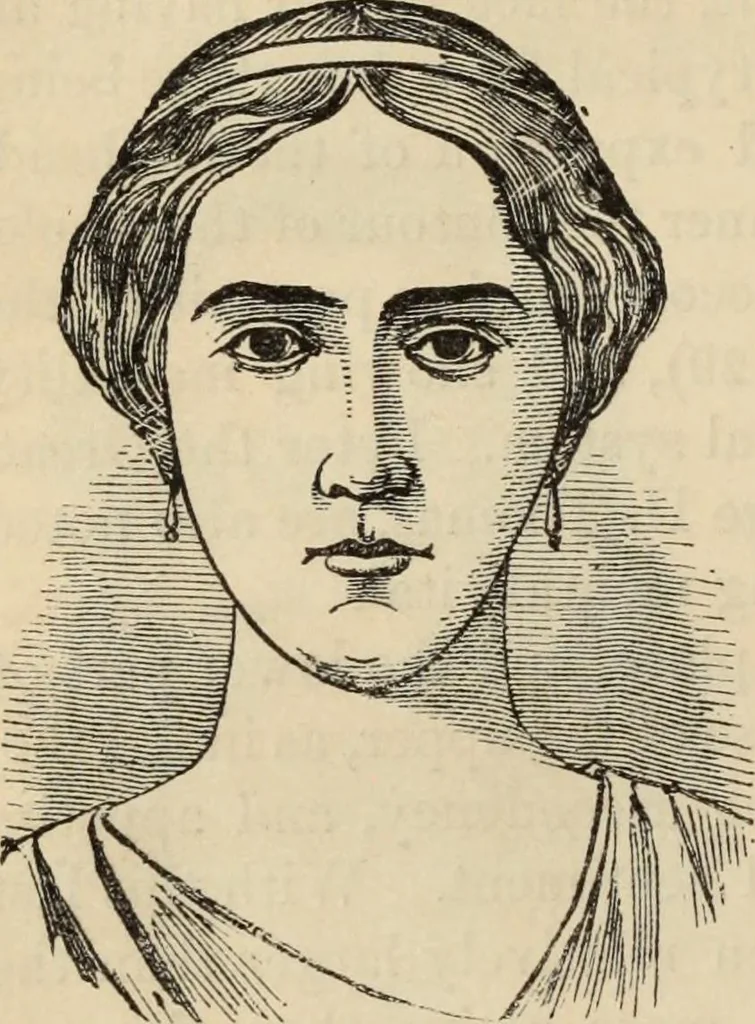 An illustration from New Physiognomy : or signs of character, as manifested through temperament and external forms, and especially in the "the human face divine.", 1889, leaf 129