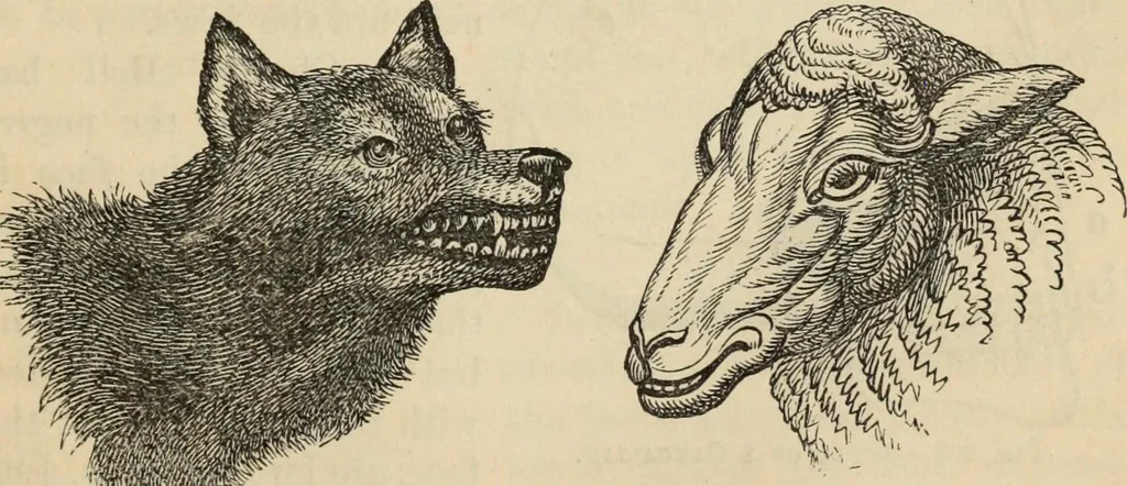 An illustration from New Physiognomy : or signs of character, as manifested through temperament and external forms, and especially in the "the human face divine.", 1889, leaf 170