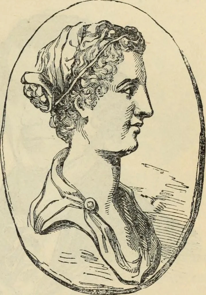 An illustration from New Physiognomy : or signs of character, as manifested through temperament and external forms, and especially in the "the human face divine.", 1889, leaf 182