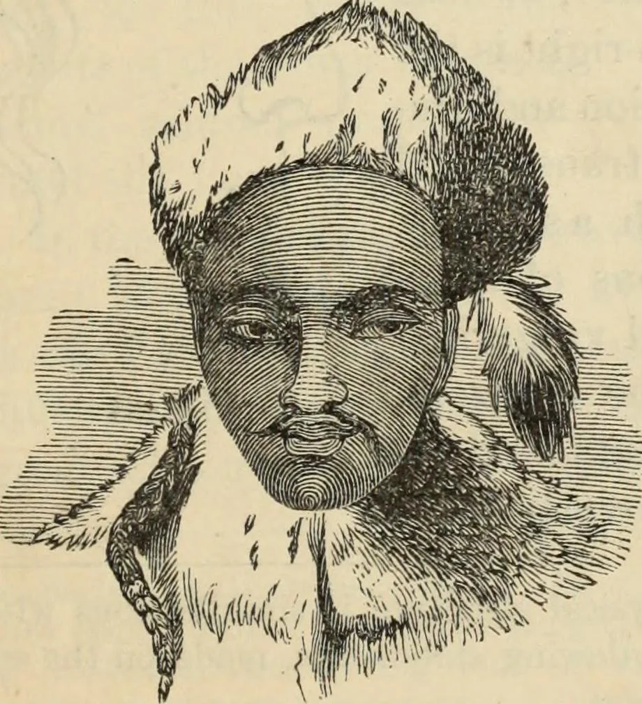 An illustration from New Physiognomy : or signs of character, as manifested through temperament and external forms, and especially in the "the human face divine.", 1889, leaf 194