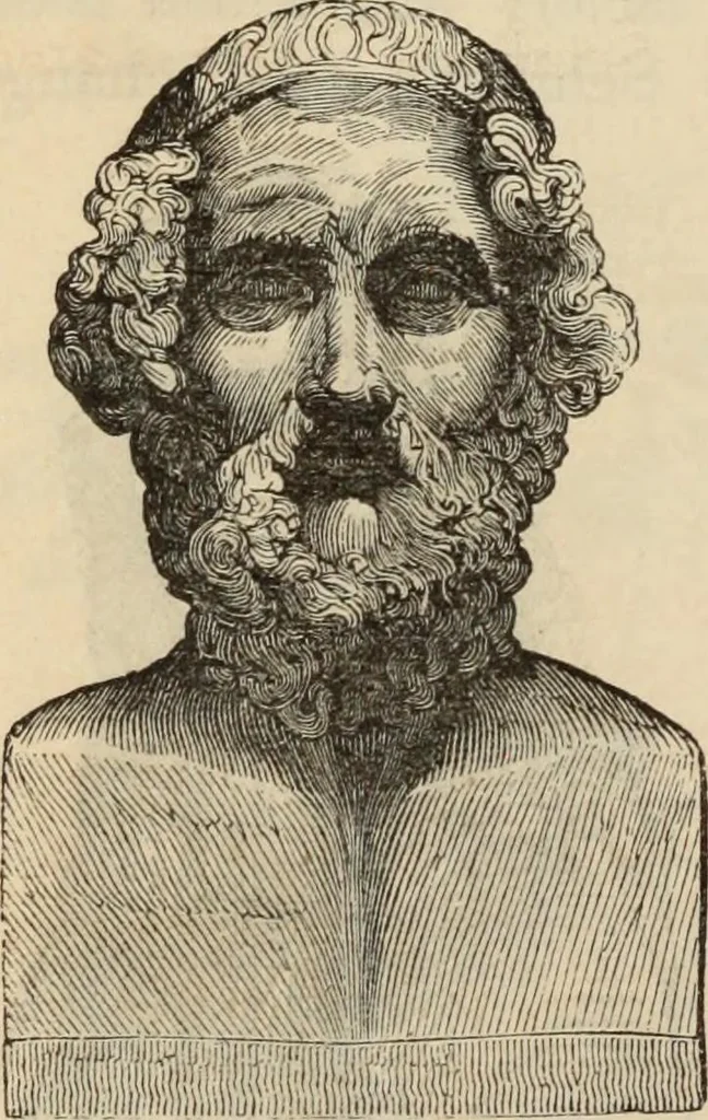 An illustration from New Physiognomy : or signs of character, as manifested through temperament and external forms, and especially in the "the human face divine.", 1889, leaf 229