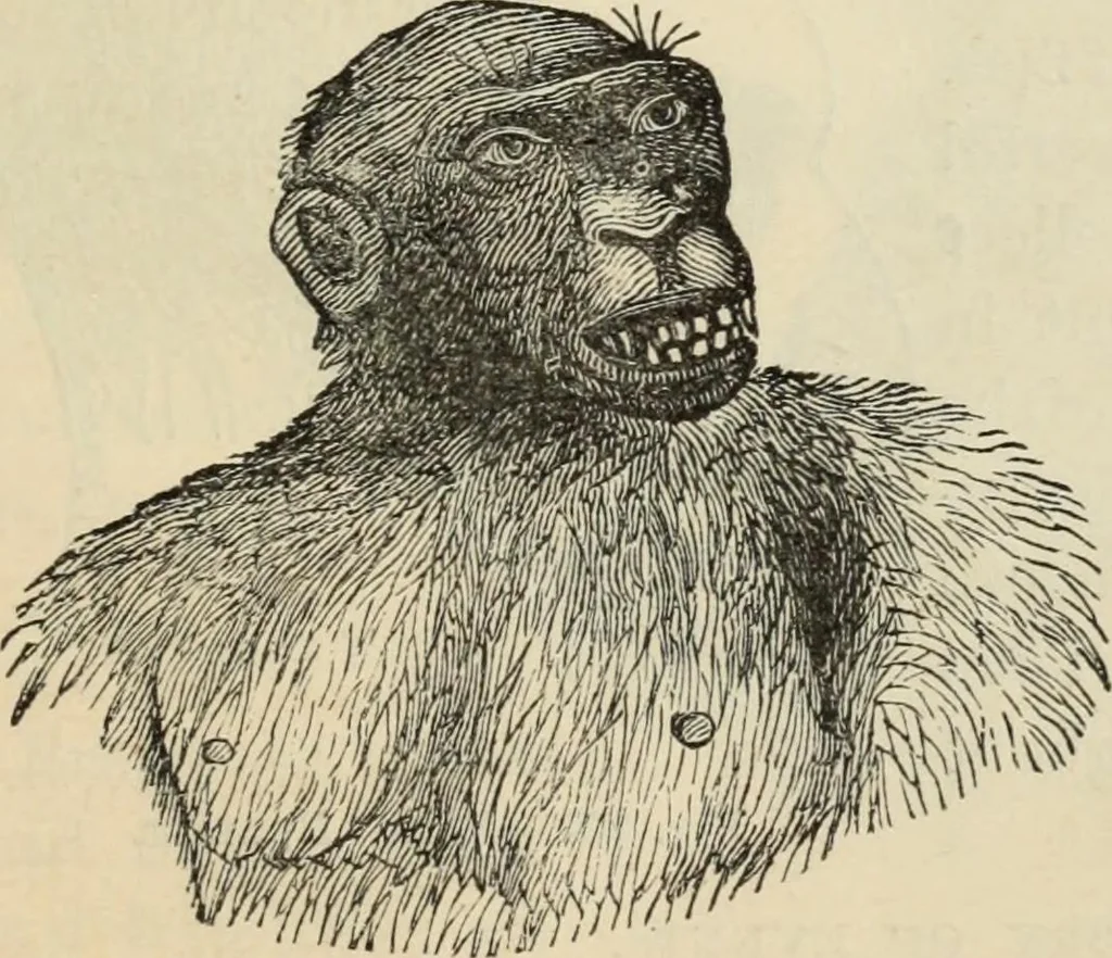 An illustration from New Physiognomy : or signs of character, as manifested through temperament and external forms, and especially in the "the human face divine.", 1889, leaf 266