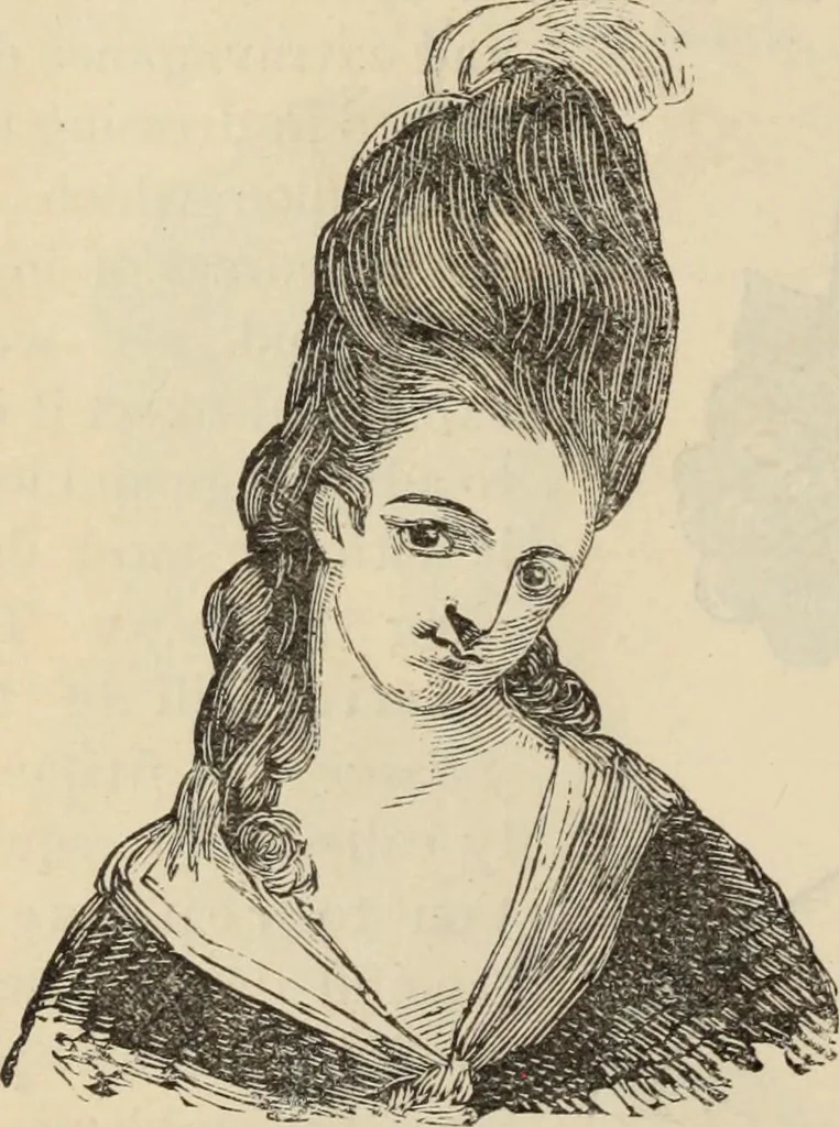 An illustration from New Physiognomy : or signs of character, as manifested through temperament and external forms, and especially in the "the human face divine.", 1889, leaf 285