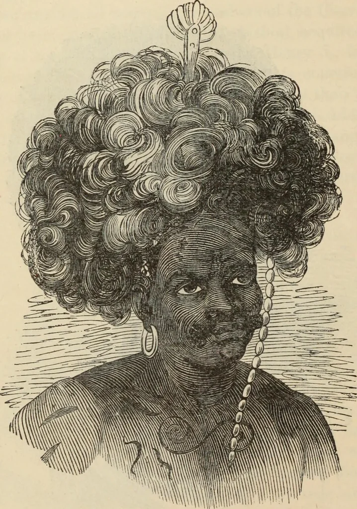 An illustration from New Physiognomy : or signs of character, as manifested through temperament and external forms, and especially in the "the human face divine.", 1889, leaf 287