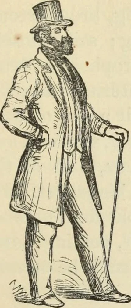 An illustration from New Physiognomy : or signs of character, as manifested through temperament and external forms, and especially in the "the human face divine.", 1889, leaf 324