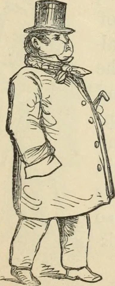 An illustration from New Physiognomy : or signs of character, as manifested through temperament and external forms, and especially in the "the human face divine.", 1889, leaf 324