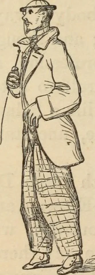 An illustration from New Physiognomy : or signs of character, as manifested through temperament and external forms, and especially in the "the human face divine.", 1889, leaf 325