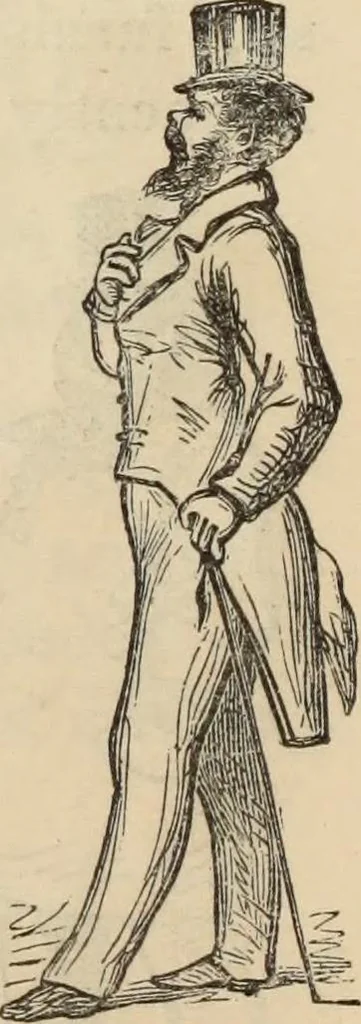 An illustration from New Physiognomy : or signs of character, as manifested through temperament and external forms, and especially in the "the human face divine.", 1889, leaf 325