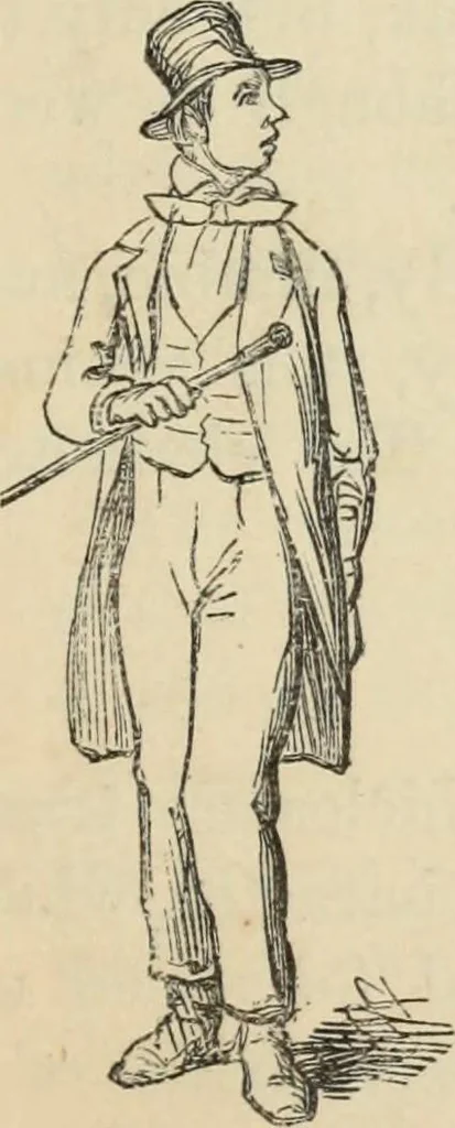An illustration from New Physiognomy : or signs of character, as manifested through temperament and external forms, and especially in the "the human face divine.", 1889, leaf 328