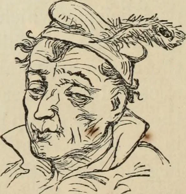 An illustration from New Physiognomy : or signs of character, as manifested through temperament and external forms, and especially in the "the human face divine.", 1889, leaf 355