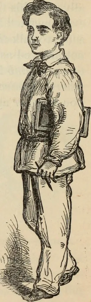 An illustration from New Physiognomy : or signs of character, as manifested through temperament and external forms, and especially in the "the human face divine.", 1889, leaf 359