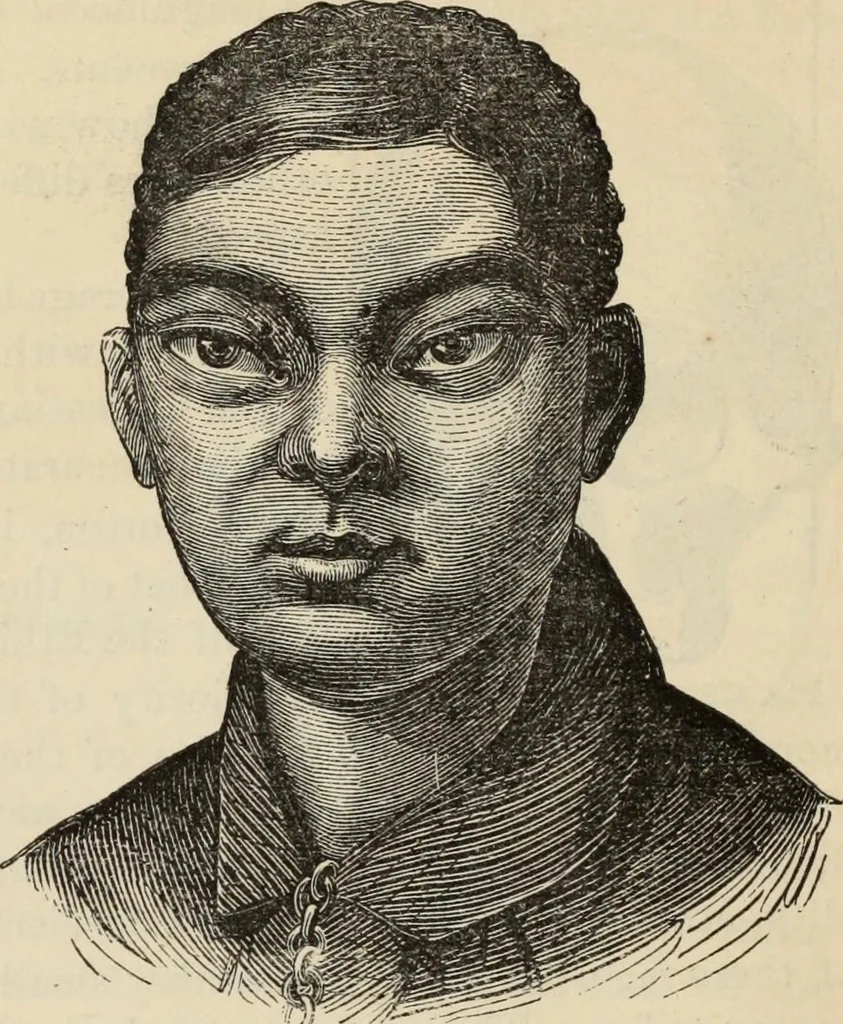 An illustration from New Physiognomy : or signs of character, as manifested through temperament and external forms, and especially in the "the human face divine.", 1889, leaf 391