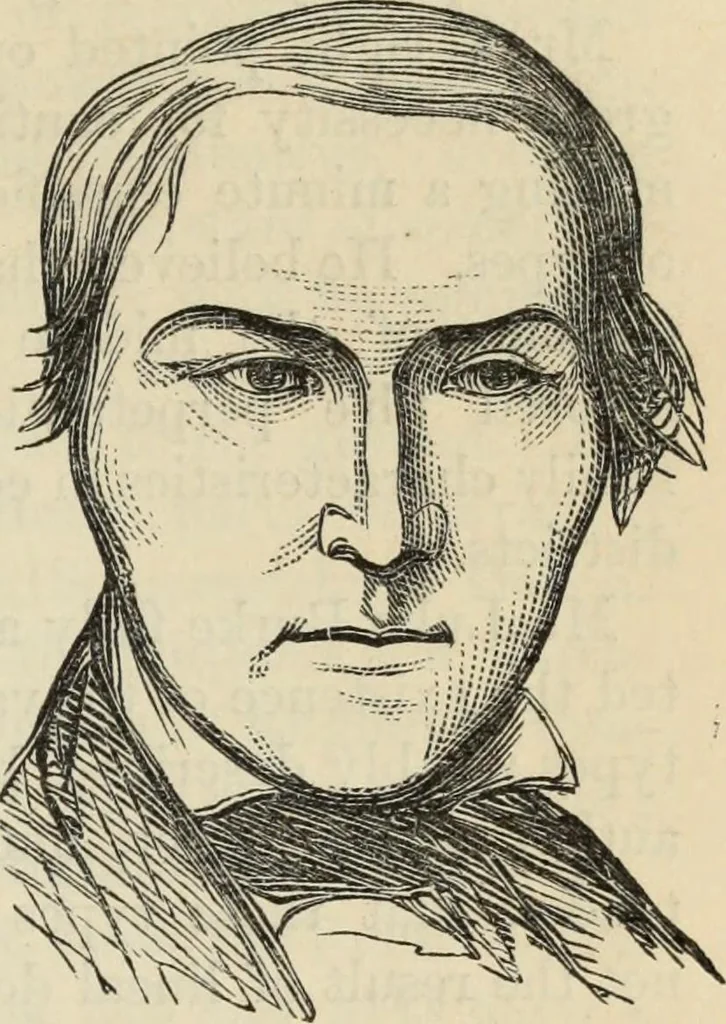 An illustration from New Physiognomy : or signs of character, as manifested through temperament and external forms, and especially in the "the human face divine.", 1889, leaf 410