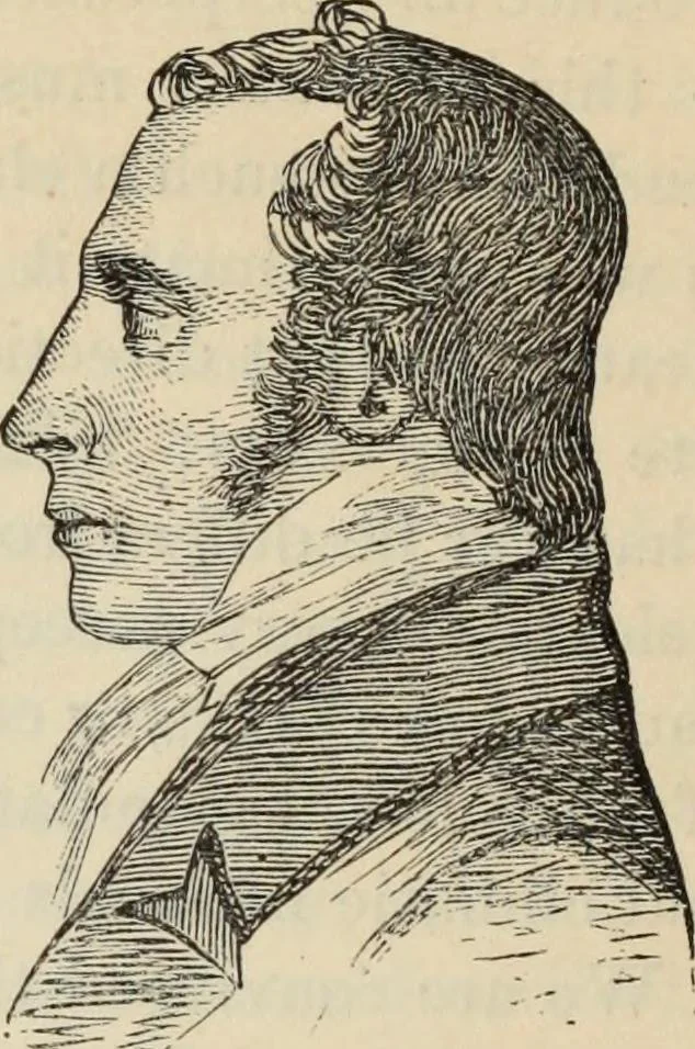 An illustration from New Physiognomy : or signs of character, as manifested through temperament and external forms, and especially in the "the human face divine.", 1889, leaf 421