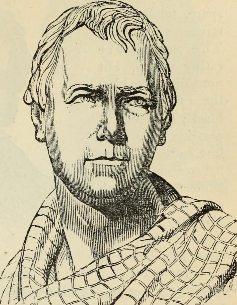 An illustration from New Physiognomy : or signs of character, as manifested through temperament and external forms, and especially in the "the human face divine.", 1889, leaf 422