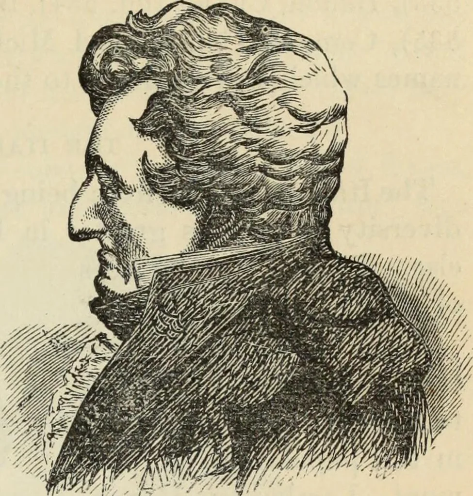 An illustration from New Physiognomy : or signs of character, as manifested through temperament and external forms, and especially in the "the human face divine.", 1889, leaf 430