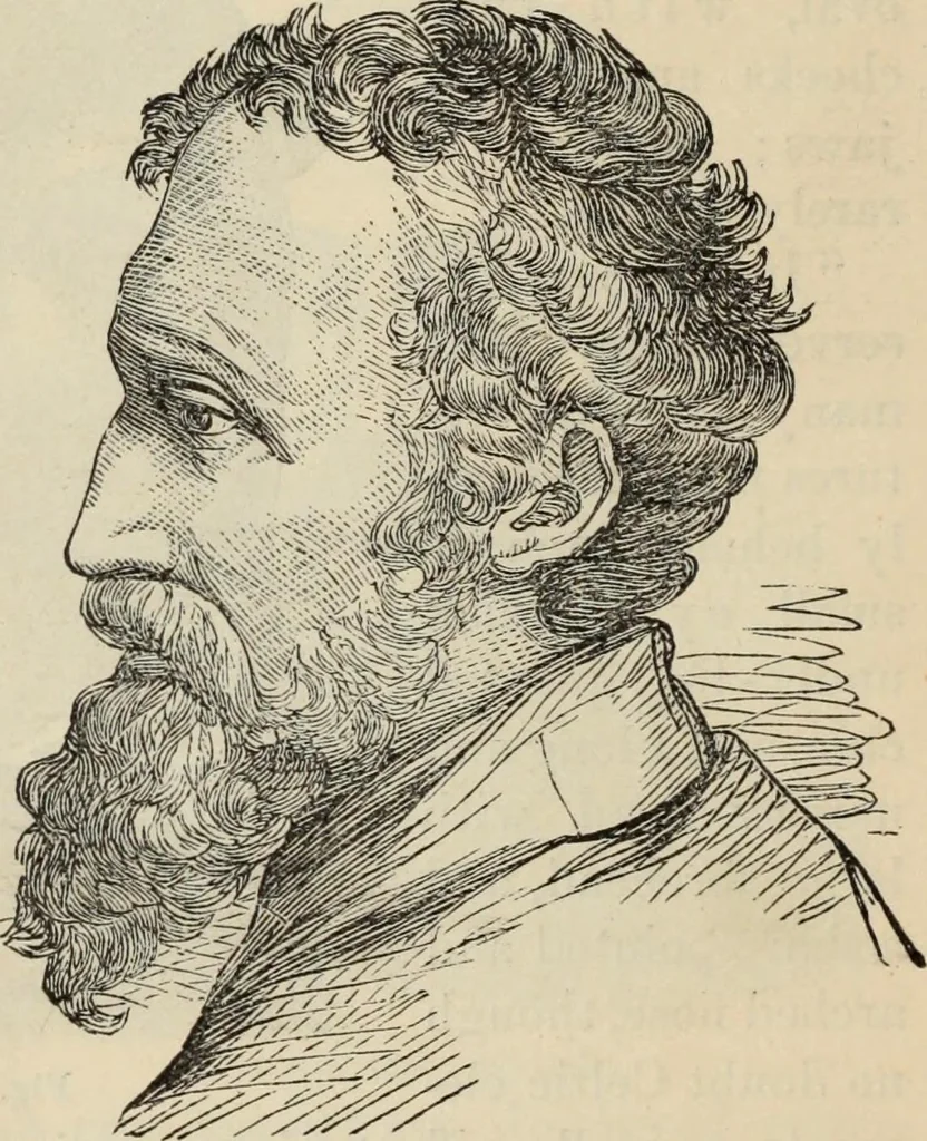 An illustration from New Physiognomy : or signs of character, as manifested through temperament and external forms, and especially in the "the human face divine.", 1889, leaf 433