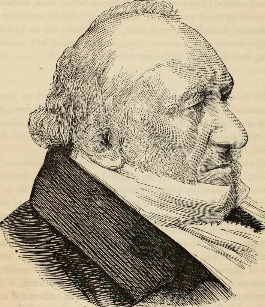 An illustration from New Physiognomy : or signs of character, as manifested through temperament and external forms, and especially in the "the human face divine.", 1889, leaf 453