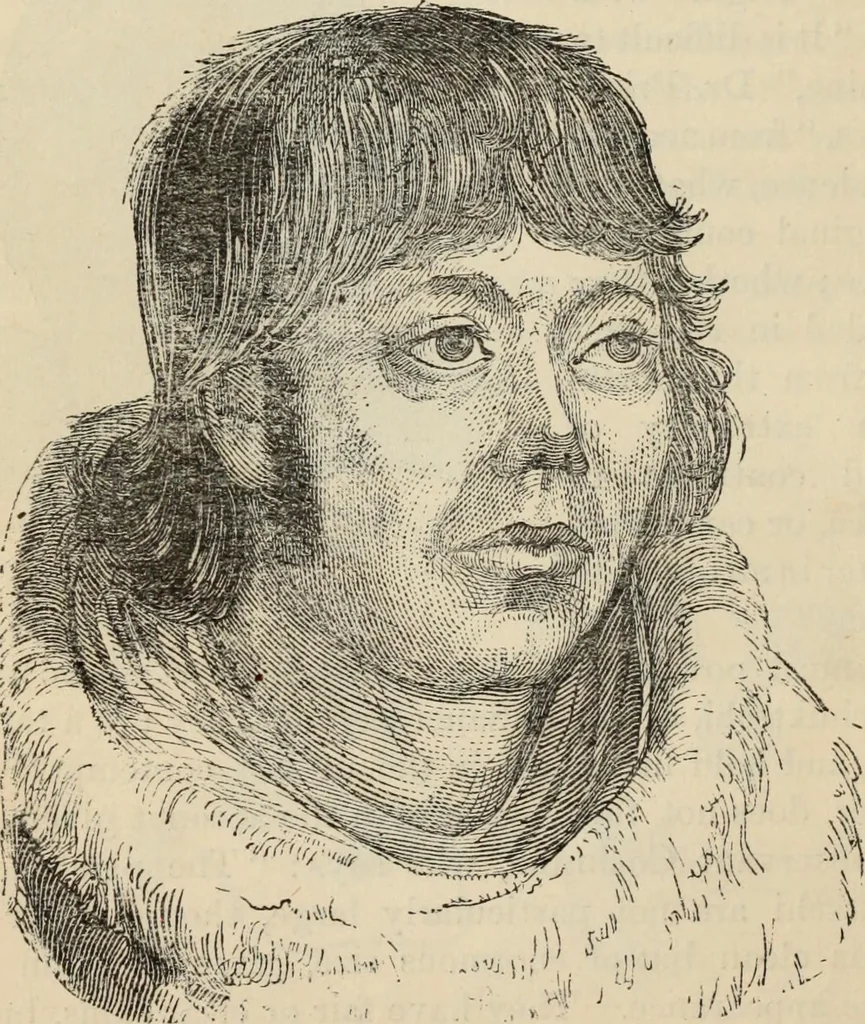 An illustration from New Physiognomy : or signs of character, as manifested through temperament and external forms, and especially in the "the human face divine.", 1889, leaf 465
