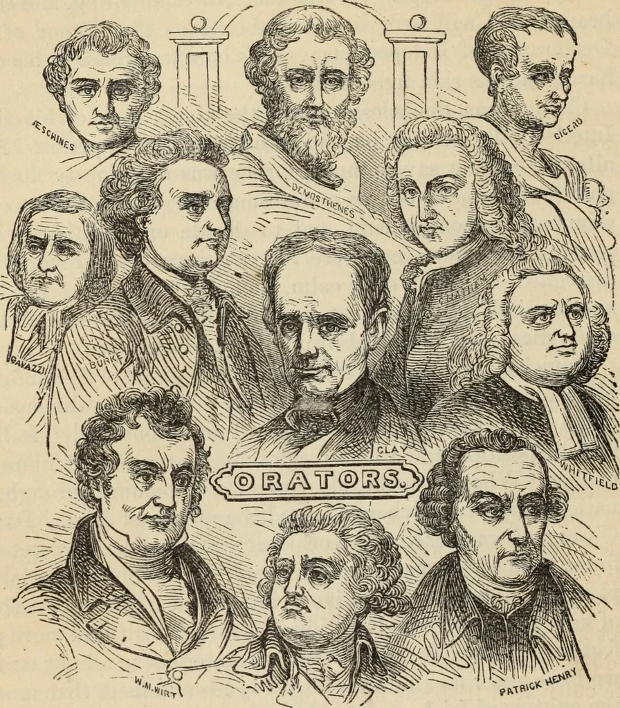 An illustration from New Physiognomy : or signs of character, as manifested through temperament and external forms, and especially in the "the human face divine.", 1889, leaf 523