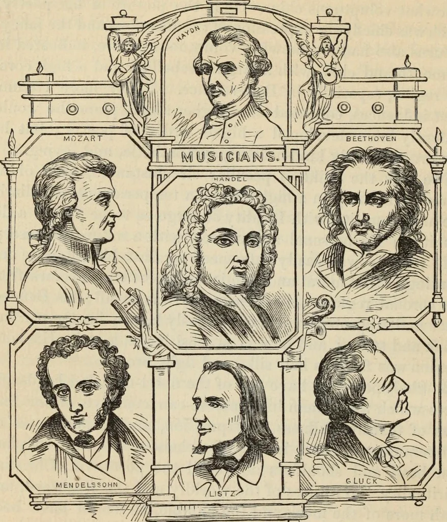 An illustration from New Physiognomy : or signs of character, as manifested through temperament and external forms, and especially in the "the human face divine.", 1889, leaf 535