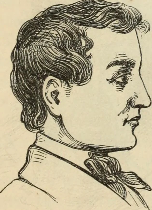 An illustration from New Physiognomy : or signs of character, as manifested through temperament and external forms, and especially in the "the human face divine.", 1889, leaf 560