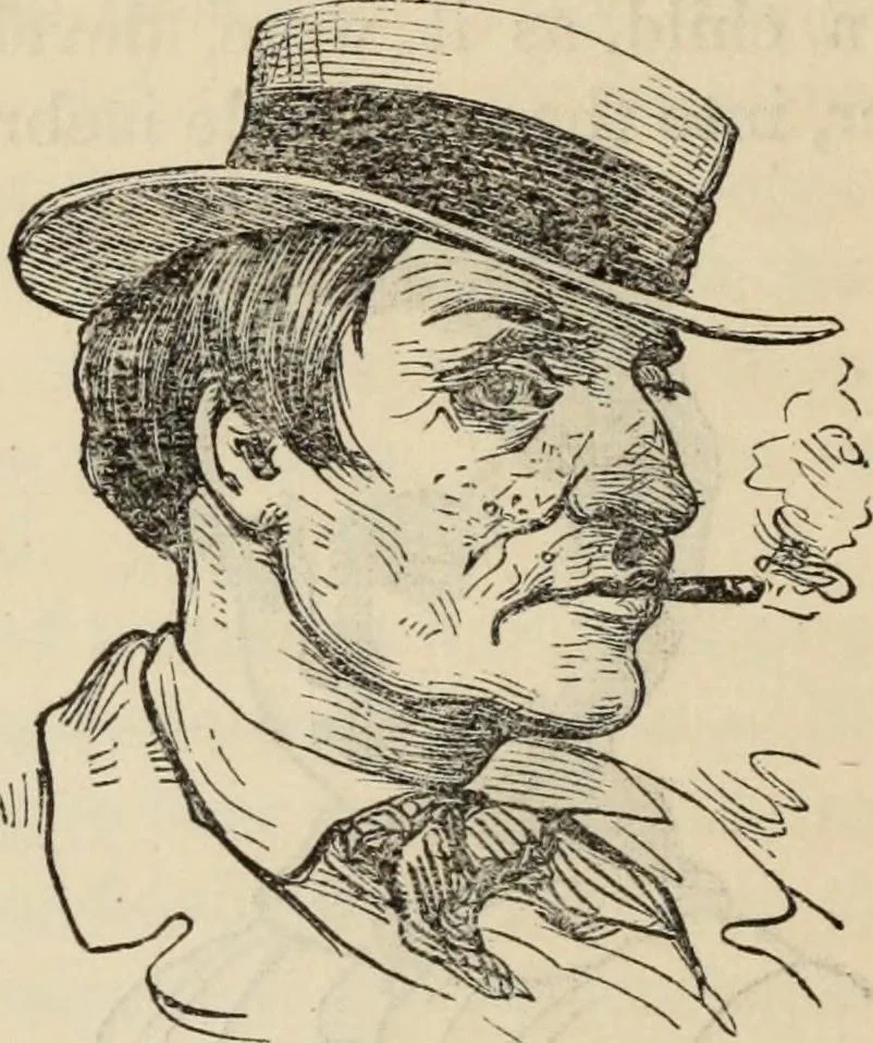 An illustration from New Physiognomy : or signs of character, as manifested through temperament and external forms, and especially in the "the human face divine.", 1889, leaf 561