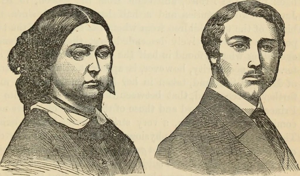 An illustration from New Physiognomy : or signs of character, as manifested through temperament and external forms, and especially in the "the human face divine.", 1889, leaf 564